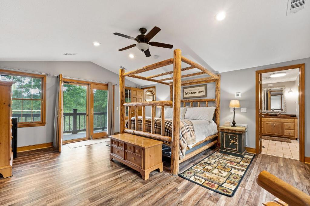 Refuge Ranch Retreat Log Cabin Lake 53+ Acres لوكوست غروف المظهر الخارجي الصورة